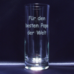 Longdrinkglas 405ml "Für den besten Papa der Welt"