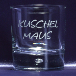 Whisky Glas "Centro" 330ml "Kuschelmaus"